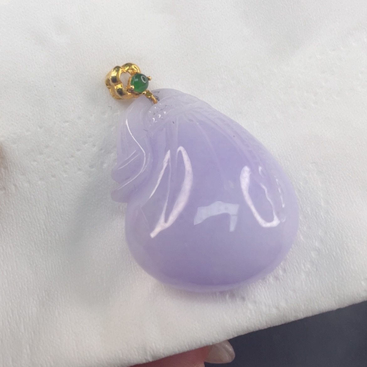 【闪购商品】翡翠颈饰18K金镶嵌