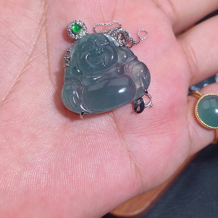 【闪购商品】翡翠颈饰银S925镶嵌