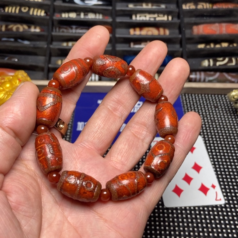 【闪购商品】玛瑙/玉髓手链未镶嵌谢*