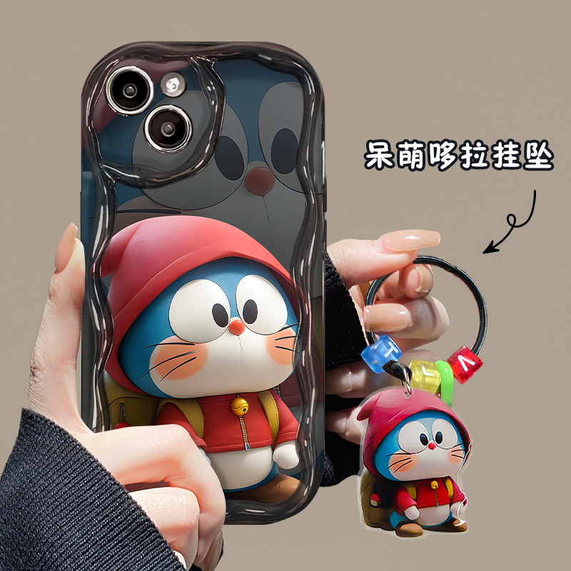 哆啦蓝胖子苹果13华为/vivo/oppo/小米iPhone14promax小众手机壳